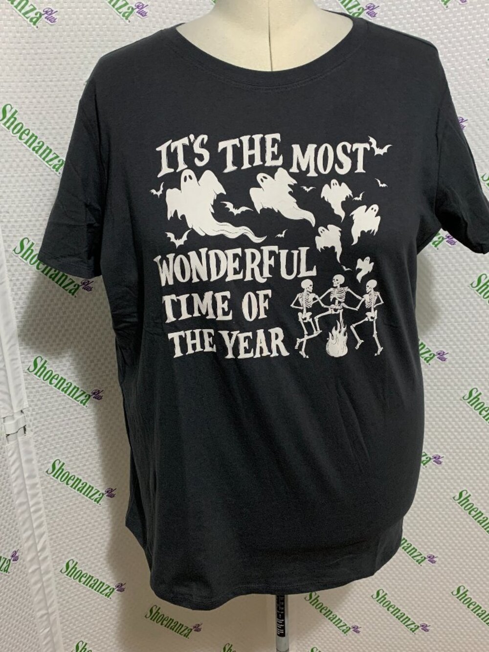 Torrid Tee Shirt Most Wonderful Time Year Halloween Ghost Skeleton Plus 4 26